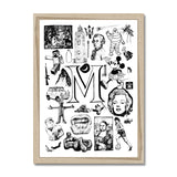 M Framed Print