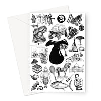 T Greeting Card