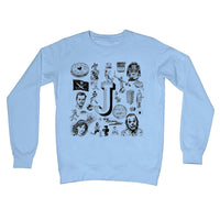 J Crew Neck Sweatshirt