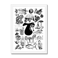 T Framed Print