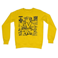 V Crew Neck Sweatshirt