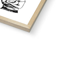 T Framed Print
