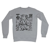 V Crew Neck Sweatshirt