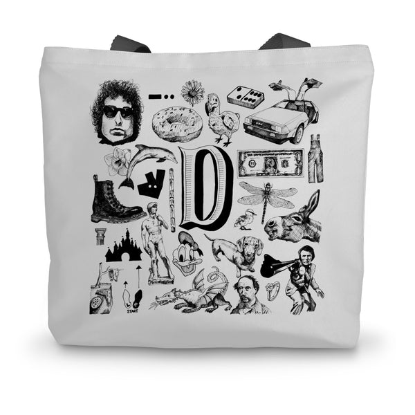 D Canvas Tote Bag