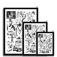M Framed Print