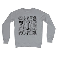 J Crew Neck Sweatshirt