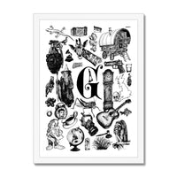G Framed Print