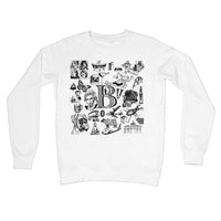 B Crew Neck Sweatshirt