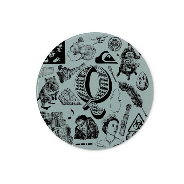 Q Glass Chopping Board