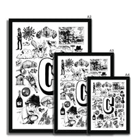 C Framed Print