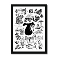 T Framed Print