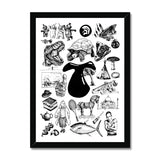 T Framed Print