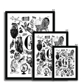 G Framed Print