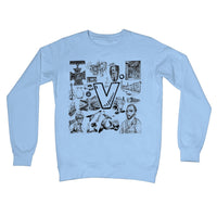 V Crew Neck Sweatshirt