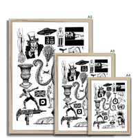 U Framed Print