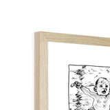 N Framed Print
