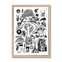 P Framed Print
