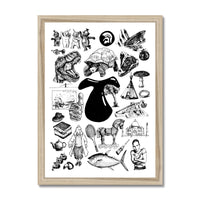 T Framed Print