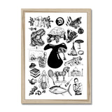 T Framed Print