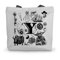 Y Canvas Tote Bag