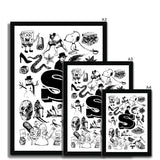 S Framed Print