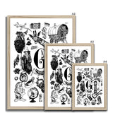 G Framed Print