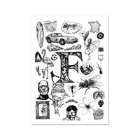 F Fine Art Print